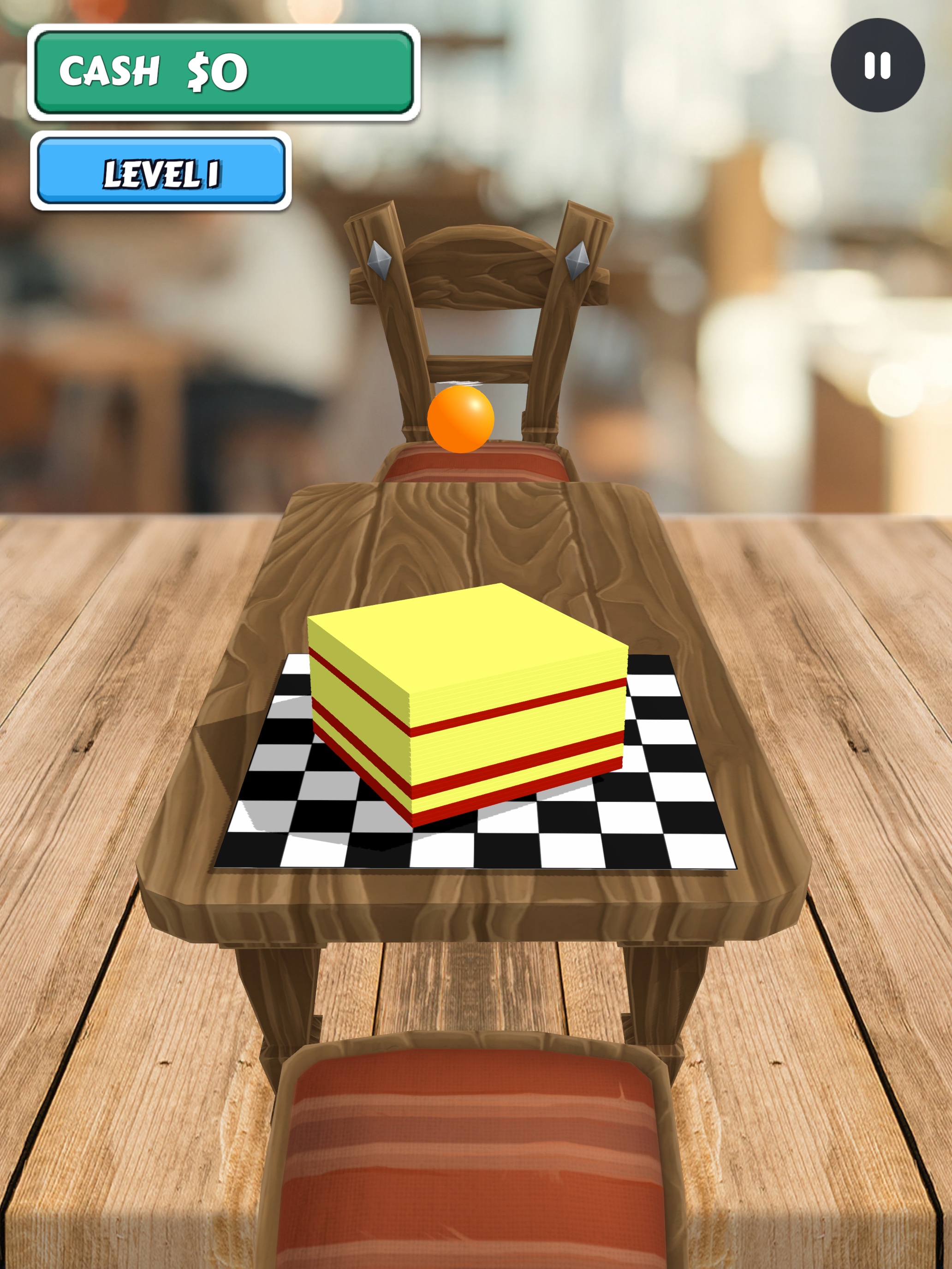 Sliceball on iPad, no caption